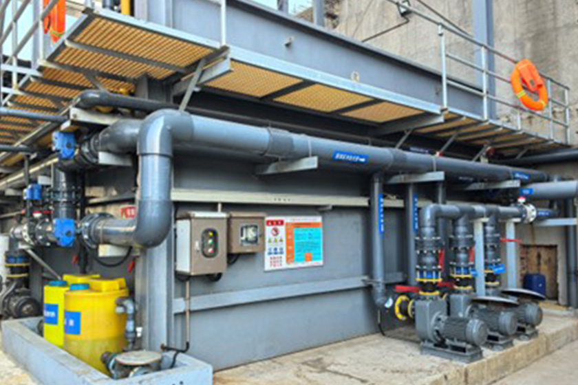 A printing and dyeing textile factory sewage and reuse treatment station project