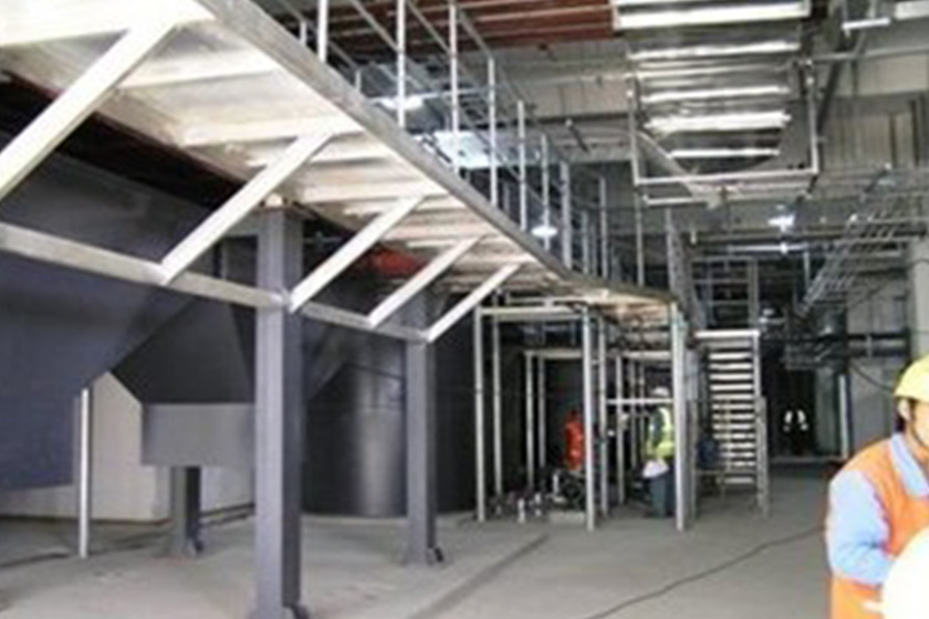 A semiconductor manufacturing enterprise sewage treatment plant project