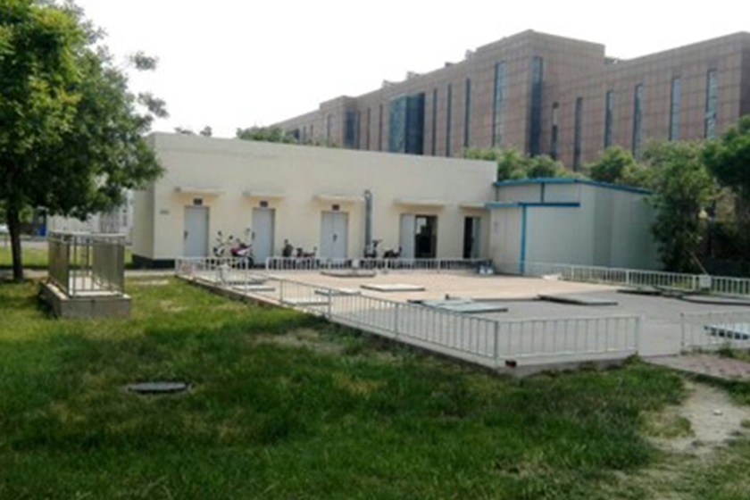 A hospital sewage treatment plant project