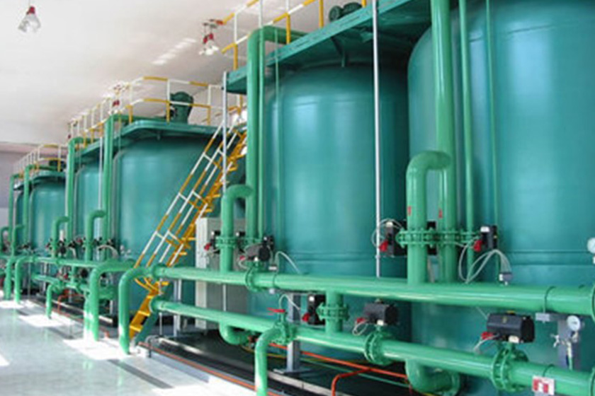 A semiconductor manufacturing enterprise sewage treatment plant project