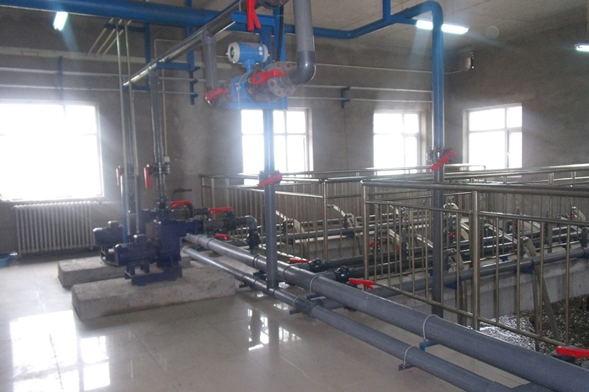 A hospital sewage treatment plant project