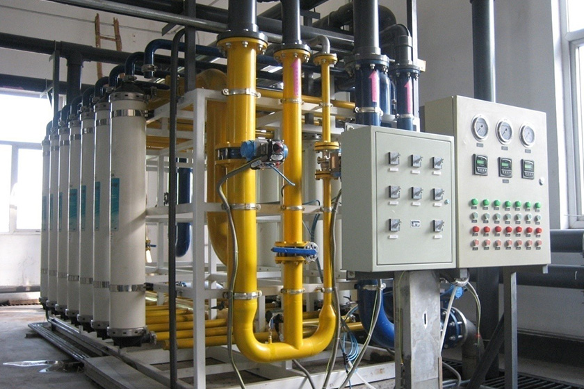 A community sewage treatment and reuse station project