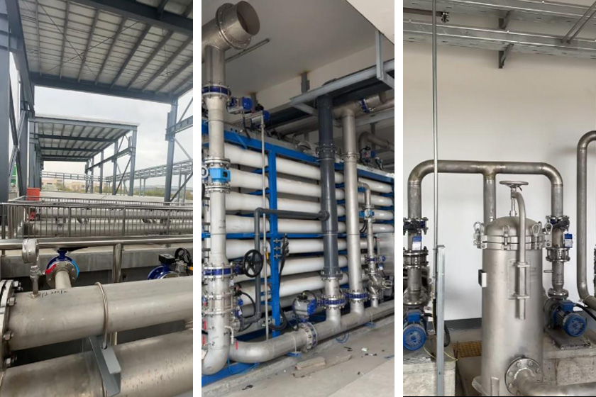 A Chinese governmental printing and dyeing textile wastewater treatment and reuse project (secondary contracting project)